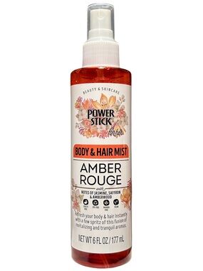 3/$12 Power Stick Amber Rouge Body & Hair Mist 6oz